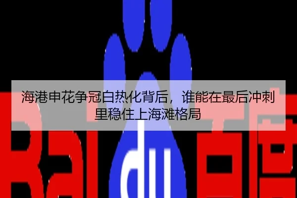 海港申花争冠白热化背后，谁能在最后冲刺里稳住上海滩格局